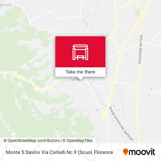 Monte S.Savino Via Civitelli Nc.9 map