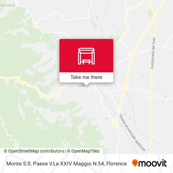 Monte S.S. Paese V.Le XXIV Maggio N.54 map