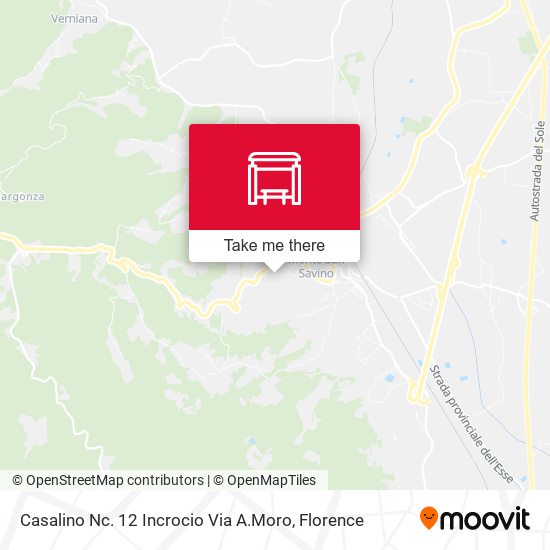 Casalino Nc. 12 Incrocio Via A.Moro map
