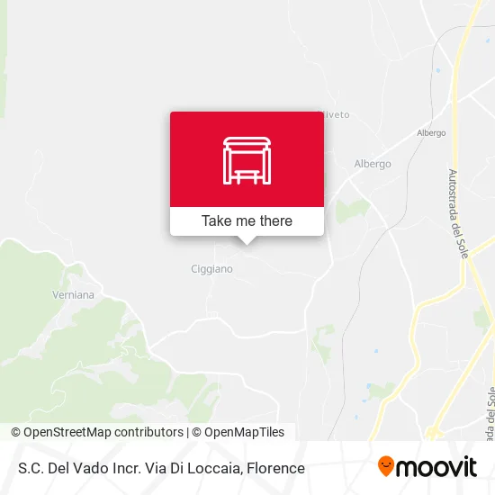 S.C. Del Vado Incr. Via Di Loccaia map