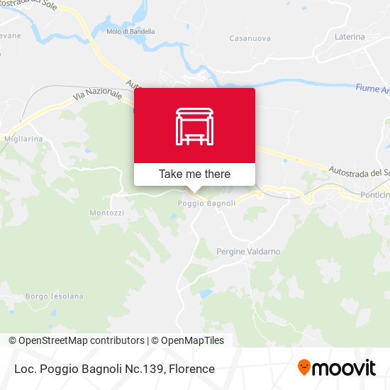 Loc. Poggio Bagnoli Nc.139 map