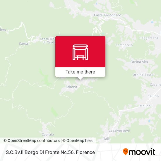 S.C.Bv.Il Borgo Di Fronte Nc.56 map