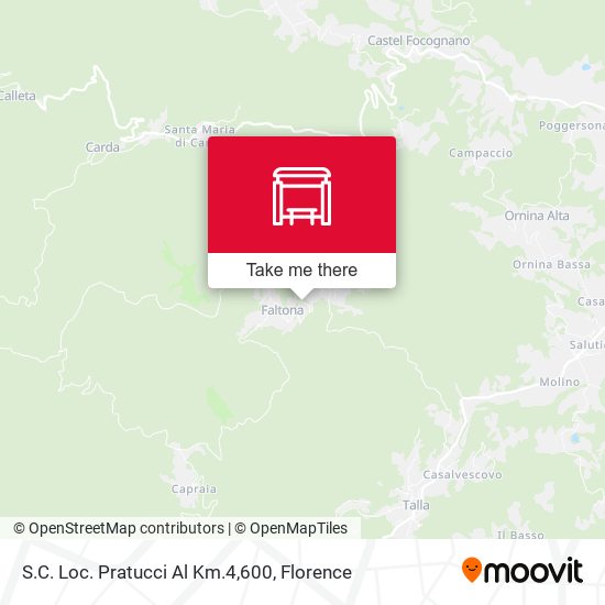 S.C. Loc. Pratucci Al Km.4,600 map