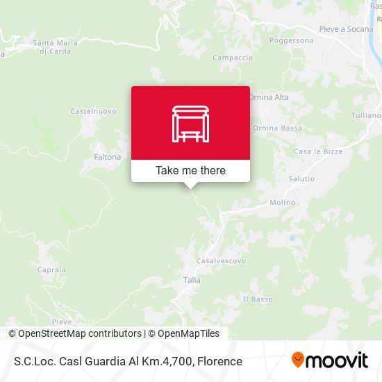 S.C.Loc. Casl Guardia Al Km.4,700 map