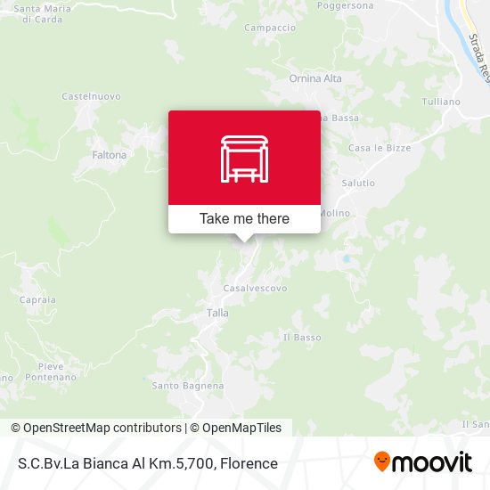 S.C.Bv.La Bianca Al Km.5,700 map