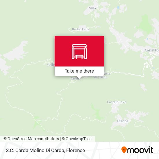 S.C. Carda Molino Di Carda map