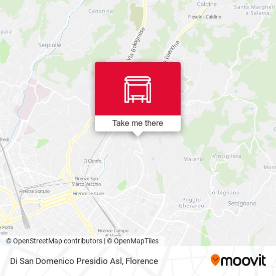 Di San Domenico Presidio Asl map