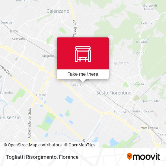 Togliatti Risorgimento map