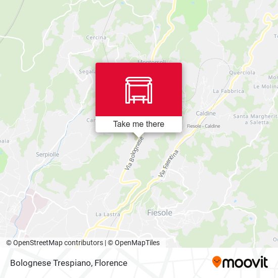 Bolognese Trespiano map