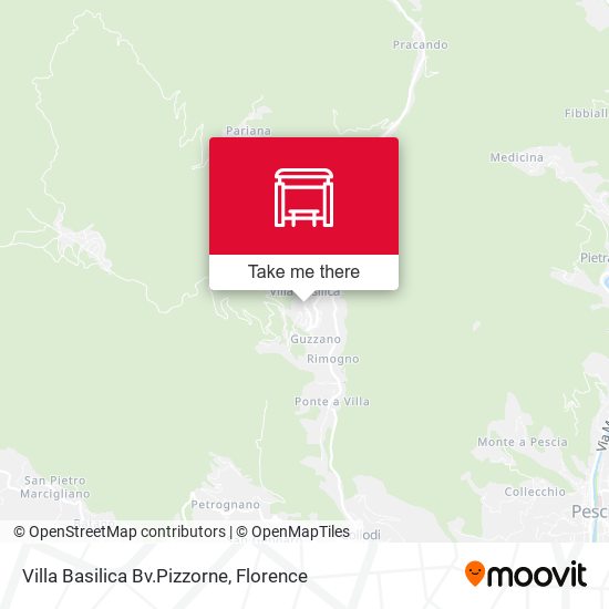 Villa Basilica Bv.Pizzorne map
