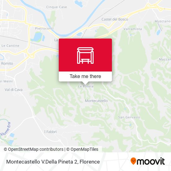 Montecastello V.Della Pineta 2 map