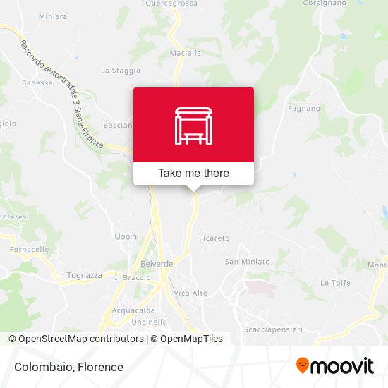 Colombaio map