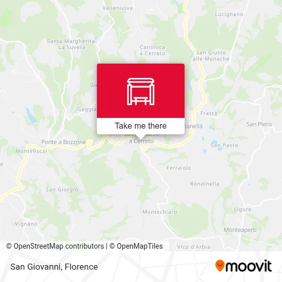 San Giovanni map