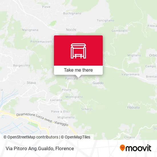 Via Pitoro Ang.Gualdo map