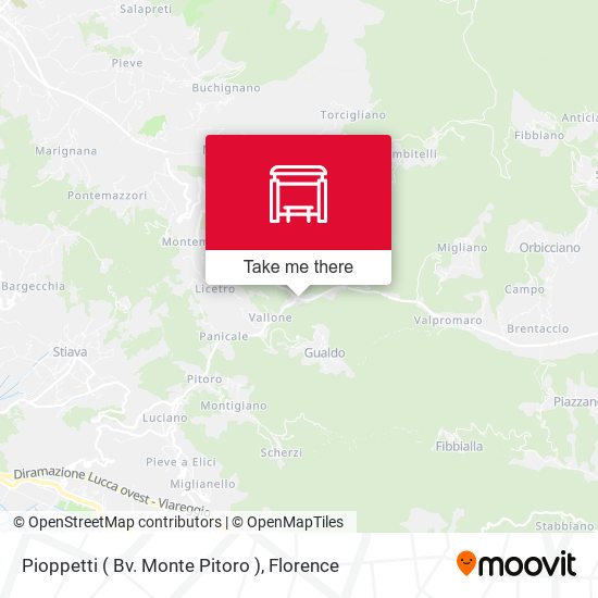 Pioppetti ( Bv. Monte Pitoro ) map