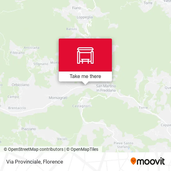 Via Provinciale map