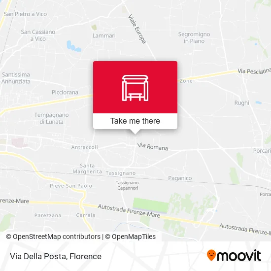 Via Della Posta map