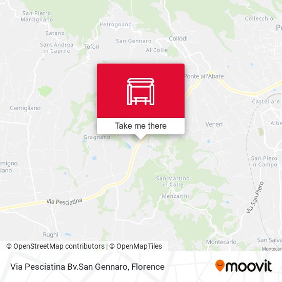 Via Pesciatina Bv.San Gennaro map