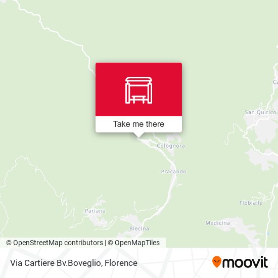Via Cartiere Bv.Boveglio map
