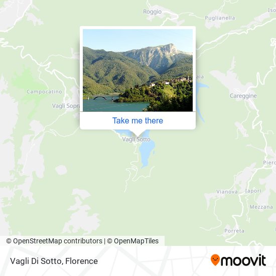 Vagli Di Sotto map