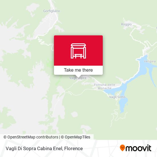 Vagli Di Sopra Cabina Enel map