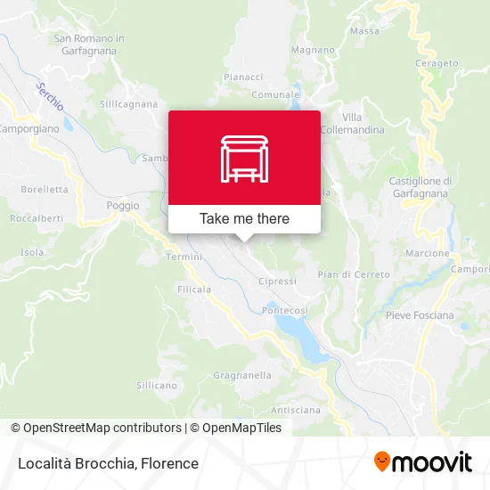 Località Brocchia map
