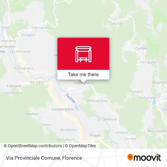 Via Provinciale Comune map