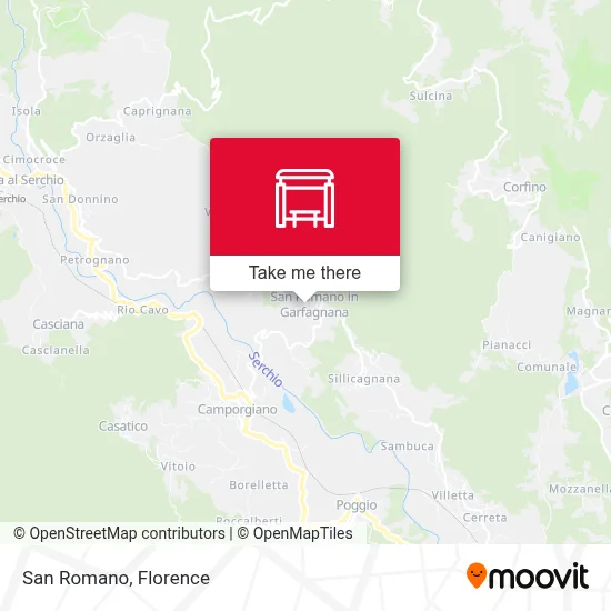 San Romano map