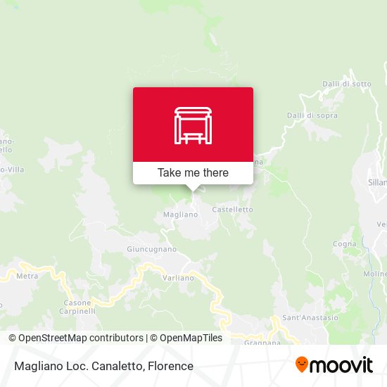 Magliano Loc. Canaletto map