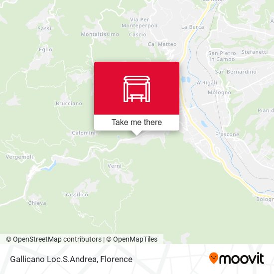 Gallicano Loc.S.Andrea map