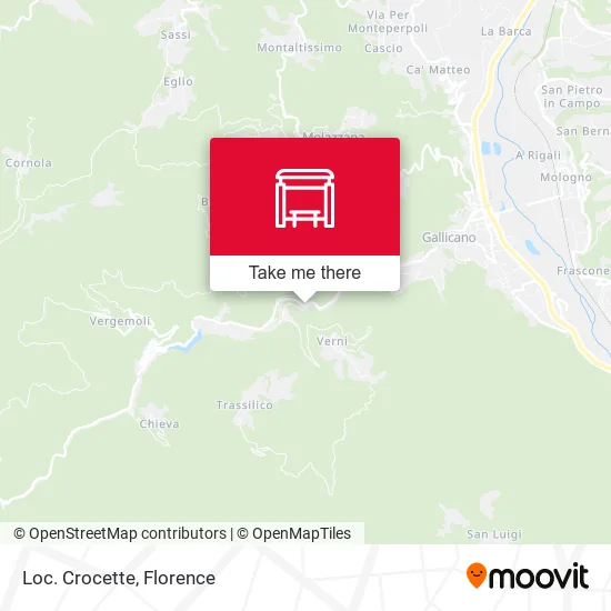 Loc. Crocette map