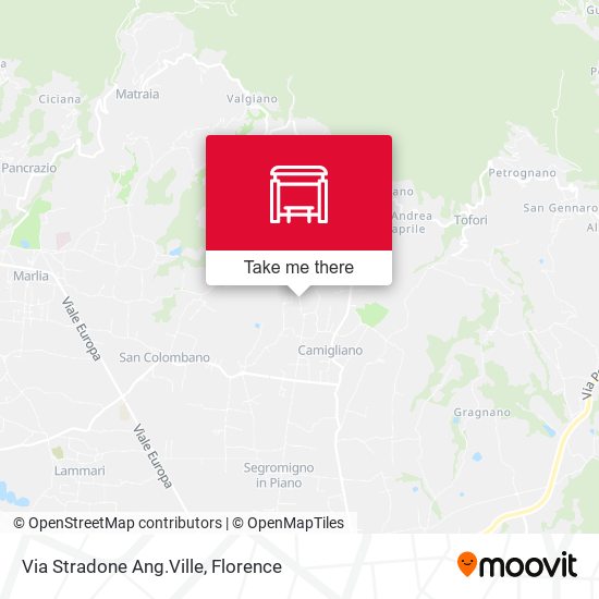 Via Stradone Ang.Ville map
