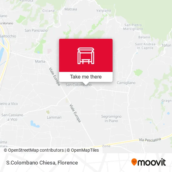 S.Colombano Chiesa map