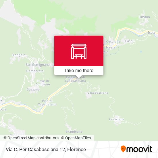 Via C. Per Casabasciana 12 map