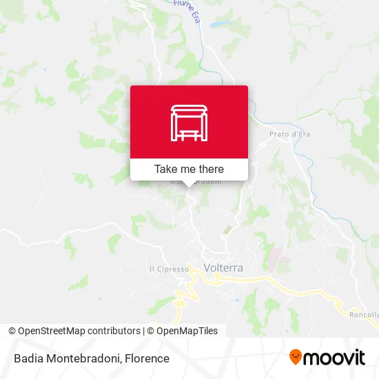 Badia Montebradoni map