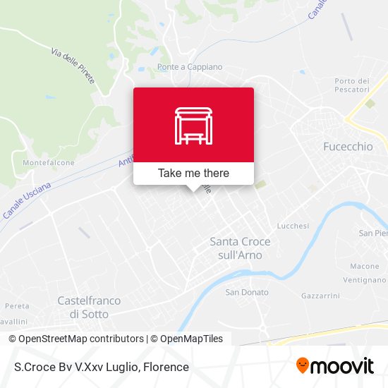 S.Croce Bv V.Xxv Luglio map