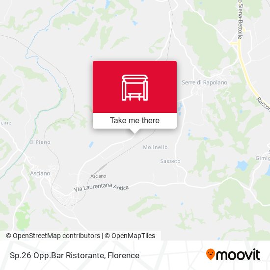 Sp.26 Opp.Bar Ristorante map