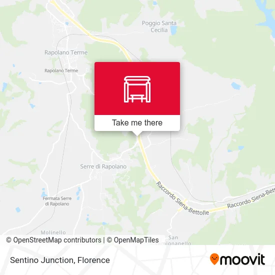 Sentino Junction map