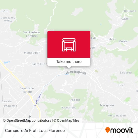 Camaiore Ai Frati Loc. map