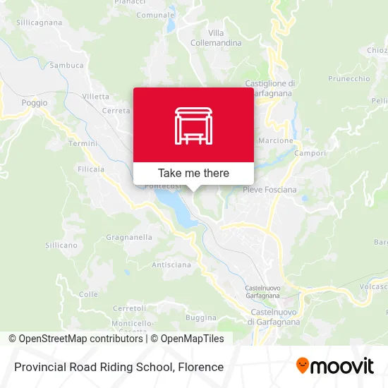Provincial Road Riding School map