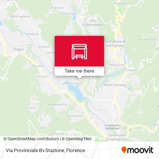Via Provinciale Bv.Stazione map