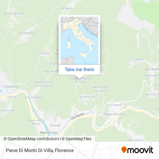 Pieve Di Monti Di Villa map