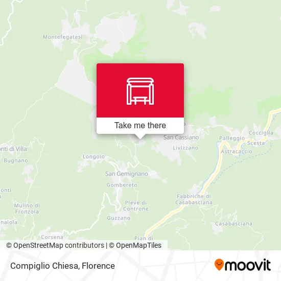 Compiglio Chiesa map
