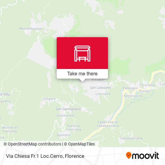 Via Chiesa Fr.1 Loc.Cerro map