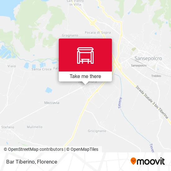 Bar Tiberino map