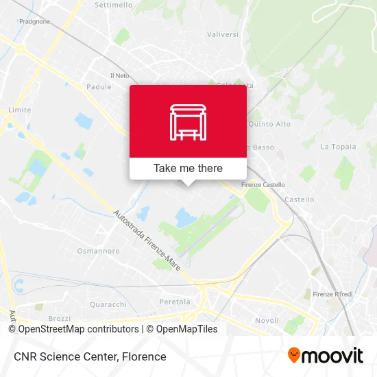 CNR Science Center map
