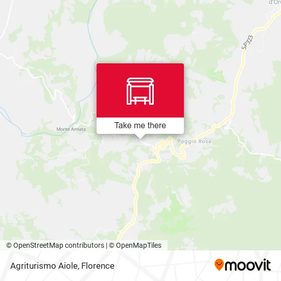 Agriturismo Aiole map