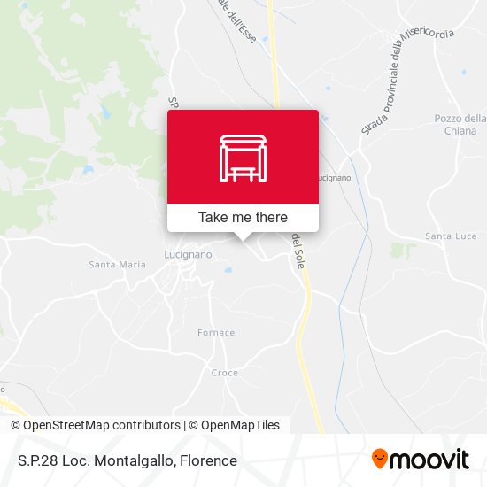S.P.28 Loc. Montalgallo map