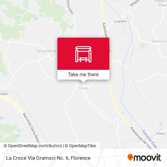 La Croce Via Gramsci Nc. 6 map