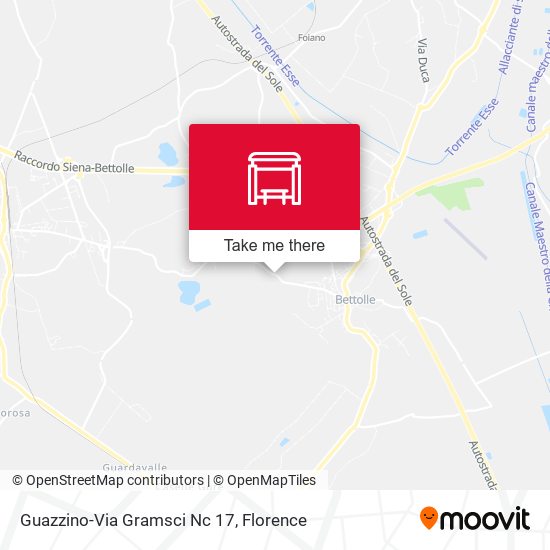 Guazzino-Via Gramsci Nc 17 map